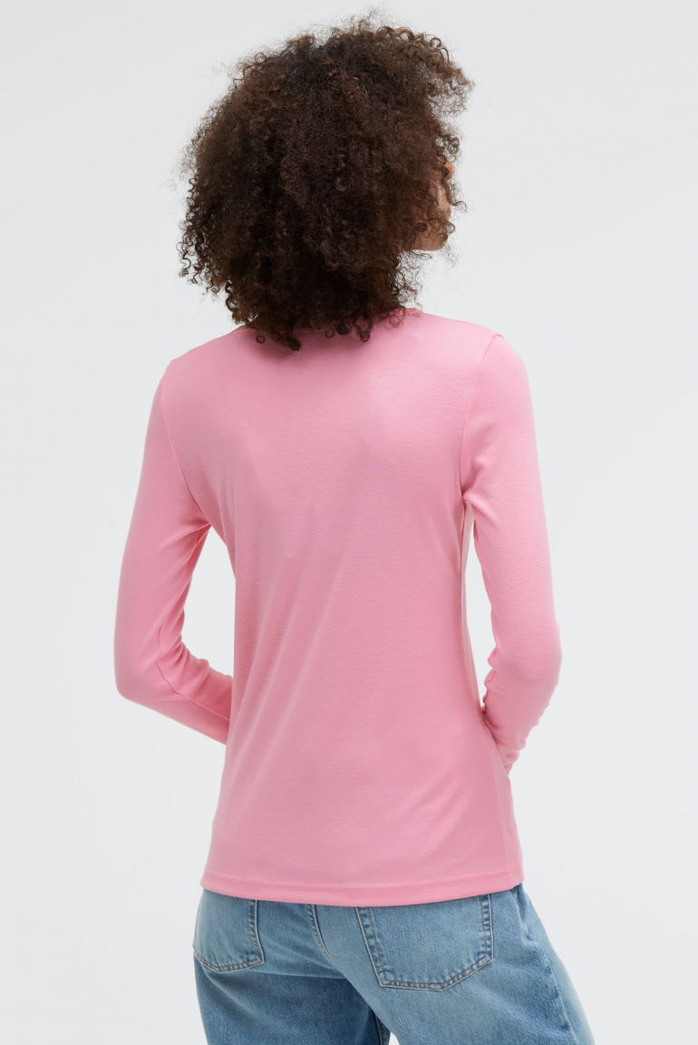 Langarmshirt TA:MINA mit Rundhalsausschnitt