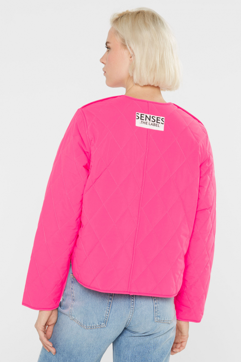 Leichte Steppjacke OLI:VIE mit Knopfleiste