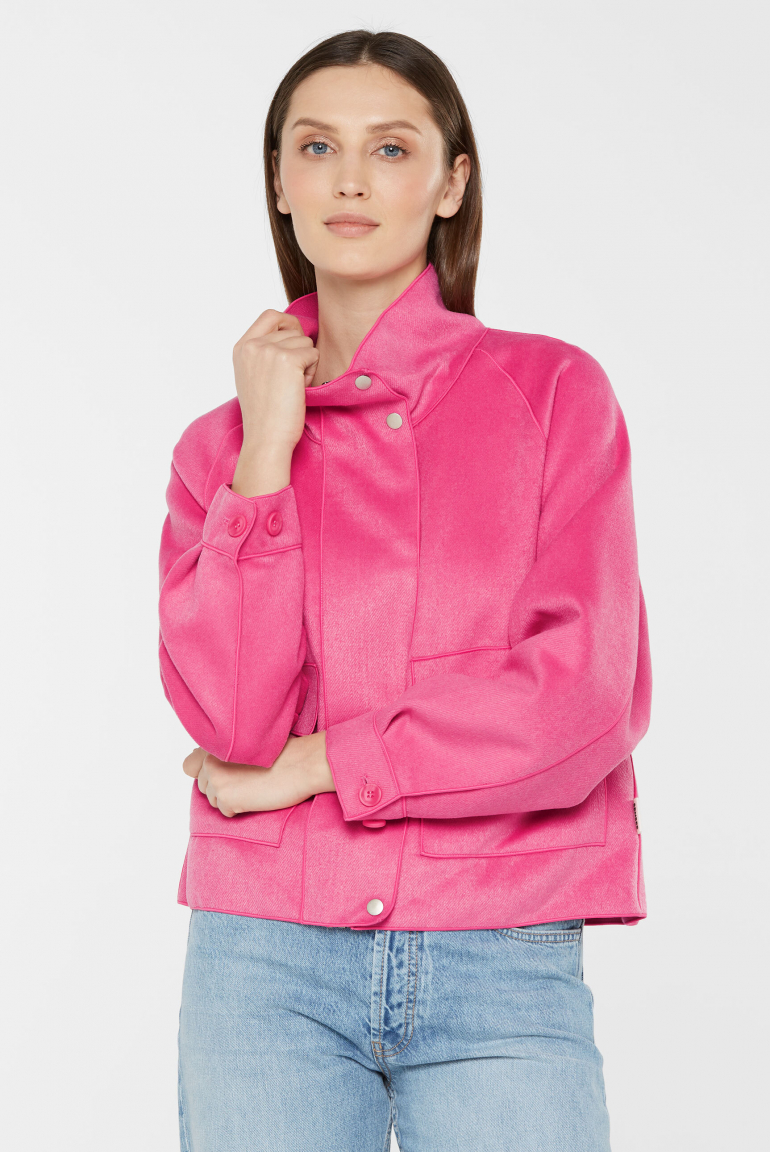 Moderne Kurzjacke O:KI aus Woll-Mix