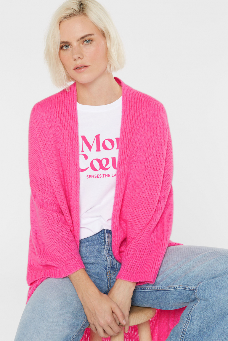 Offener Long Cardigan KAL:LIE mit weitem Arm