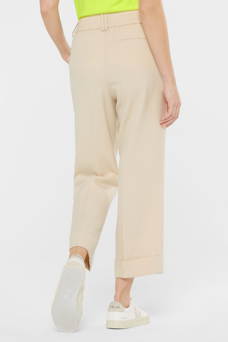 Stoffhose PI:SA mit Bundfalte und Turn-Up-Saum