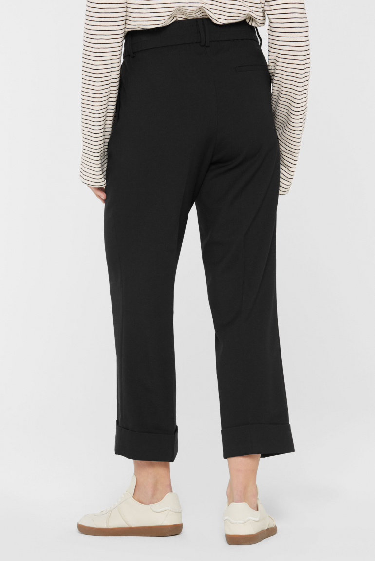 Stoffhose PI:SA mit Bundfalte und Turn-Up-Saum