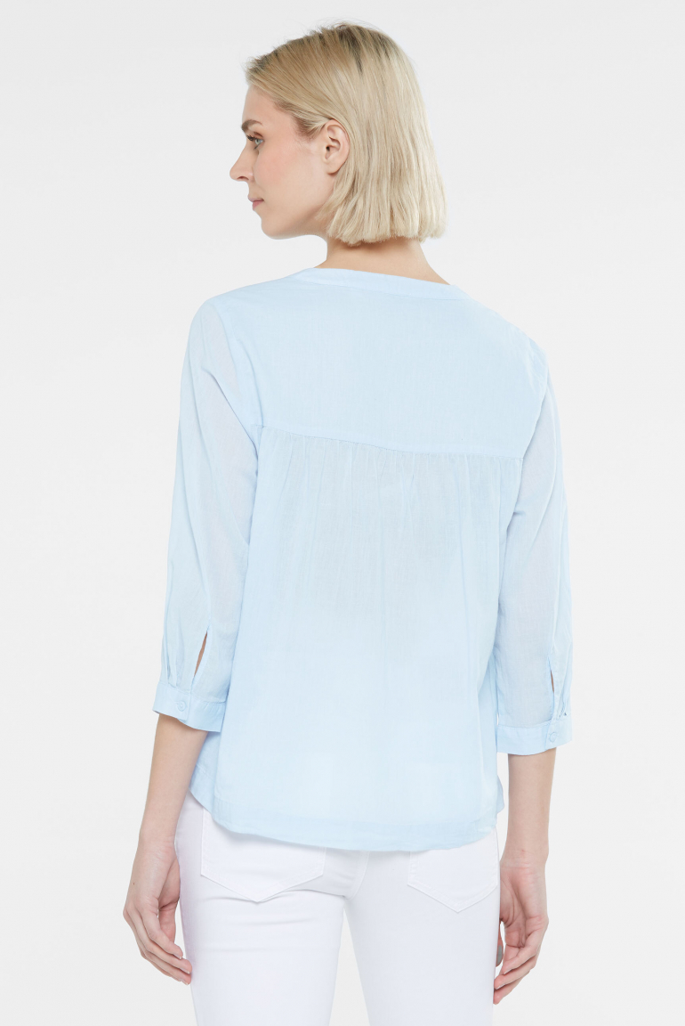 Bluse BEL:LUNO mit Tunika-Ausschnitt