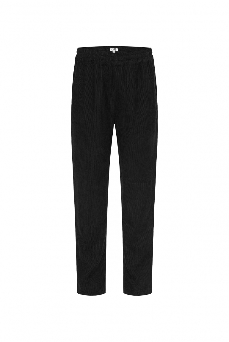 Cordhose PEA:CE mit Elastikbund im Jogger-Stil