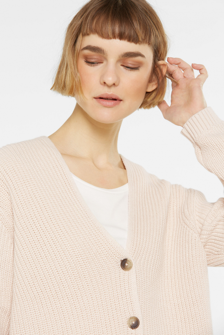 Kurz-Cardigan KANI:SSA in Rippstrick