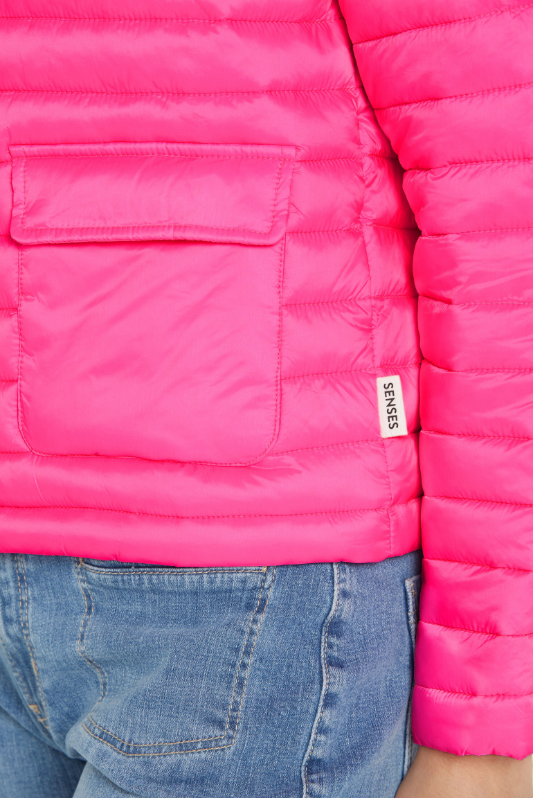 Leichte Steppjacke OVI:NE mit aufgesetzten Klappentaschen