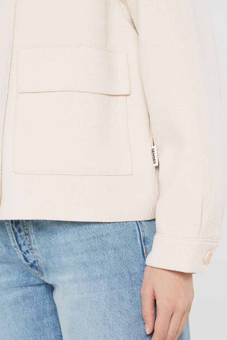 Moderne Kurzjacke O:KI aus Woll-Mix