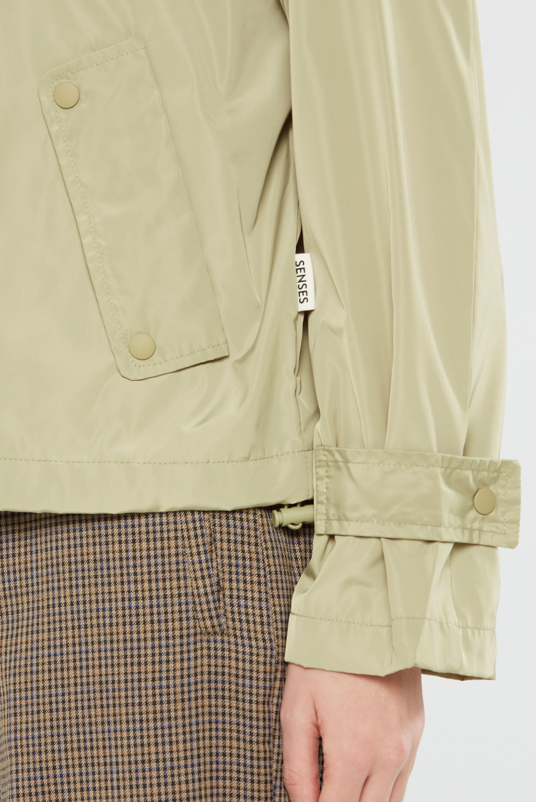 Modische Kurzjacke OC:TAVIA mit Umlegekragen