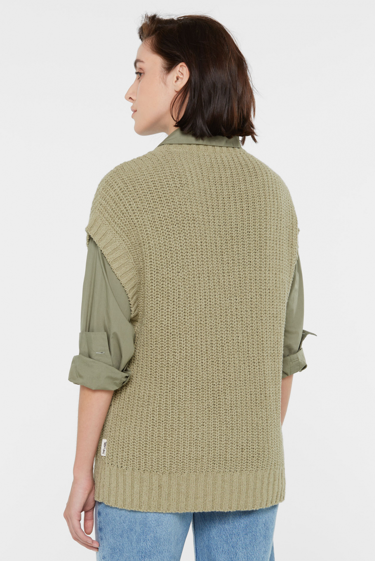 Pullunder KA:LOTTA aus Baumwoll-Leinen-Mix