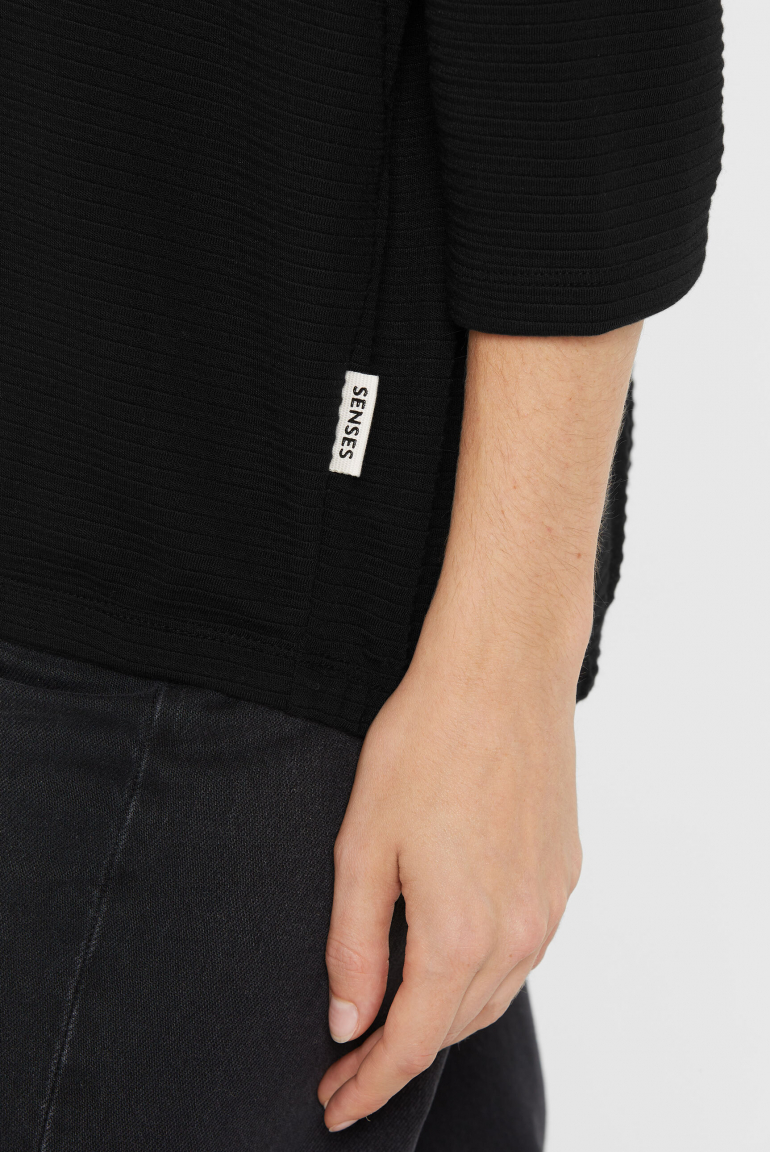 Strukturiertes Kapuzensweatshirt SO:LA