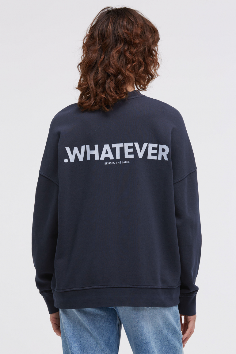 Sweatshirt STAR:LIGHT mit gewaschener Optik und Backprint