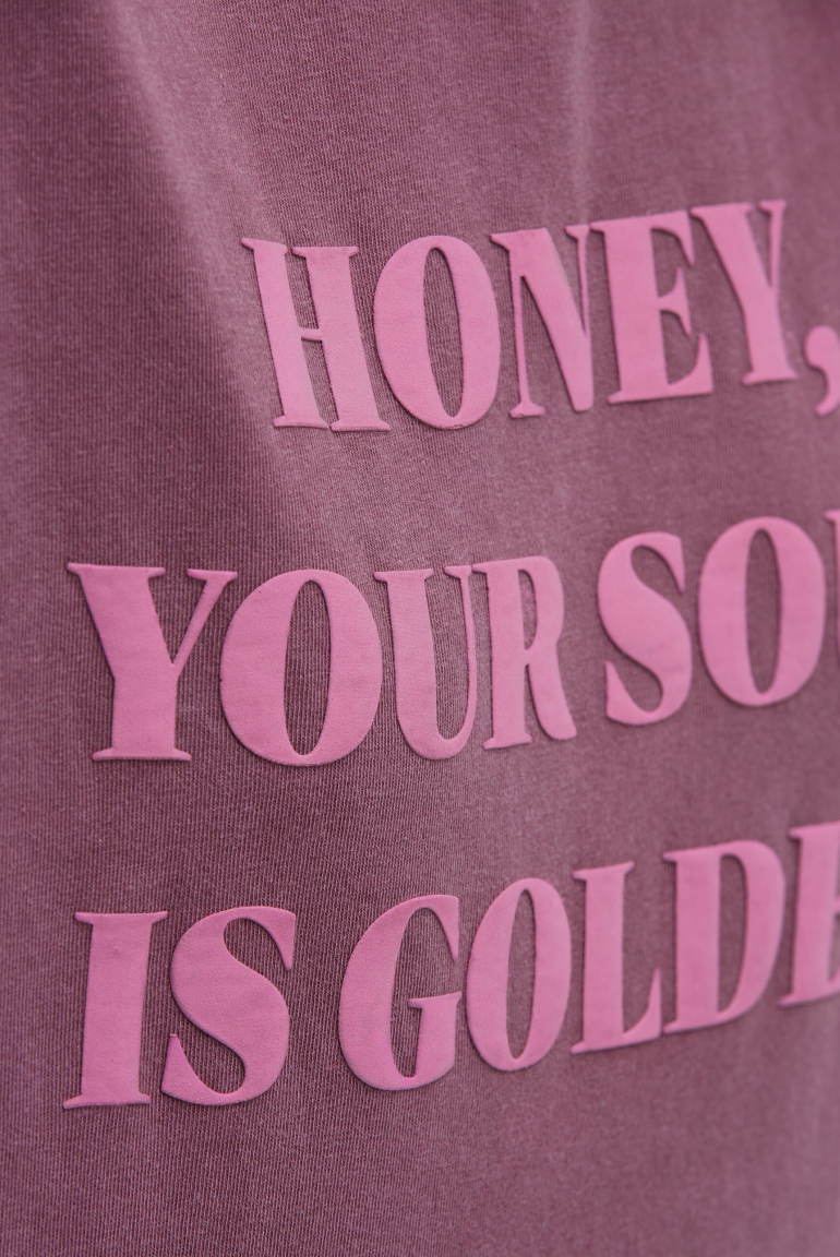 T-Shirt TE:CLA Oversized mit Wording Print