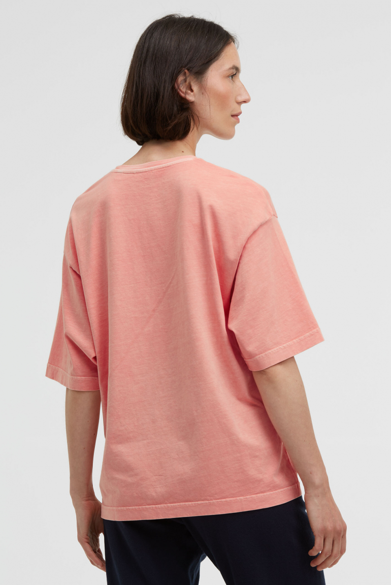 T-Shirt TEC:LA Oversized mit gewaschener Optik