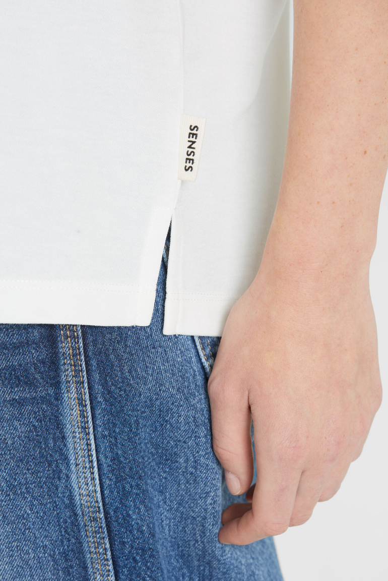 Ärmelloses Shirt TU:NIS aus Modal-Mix