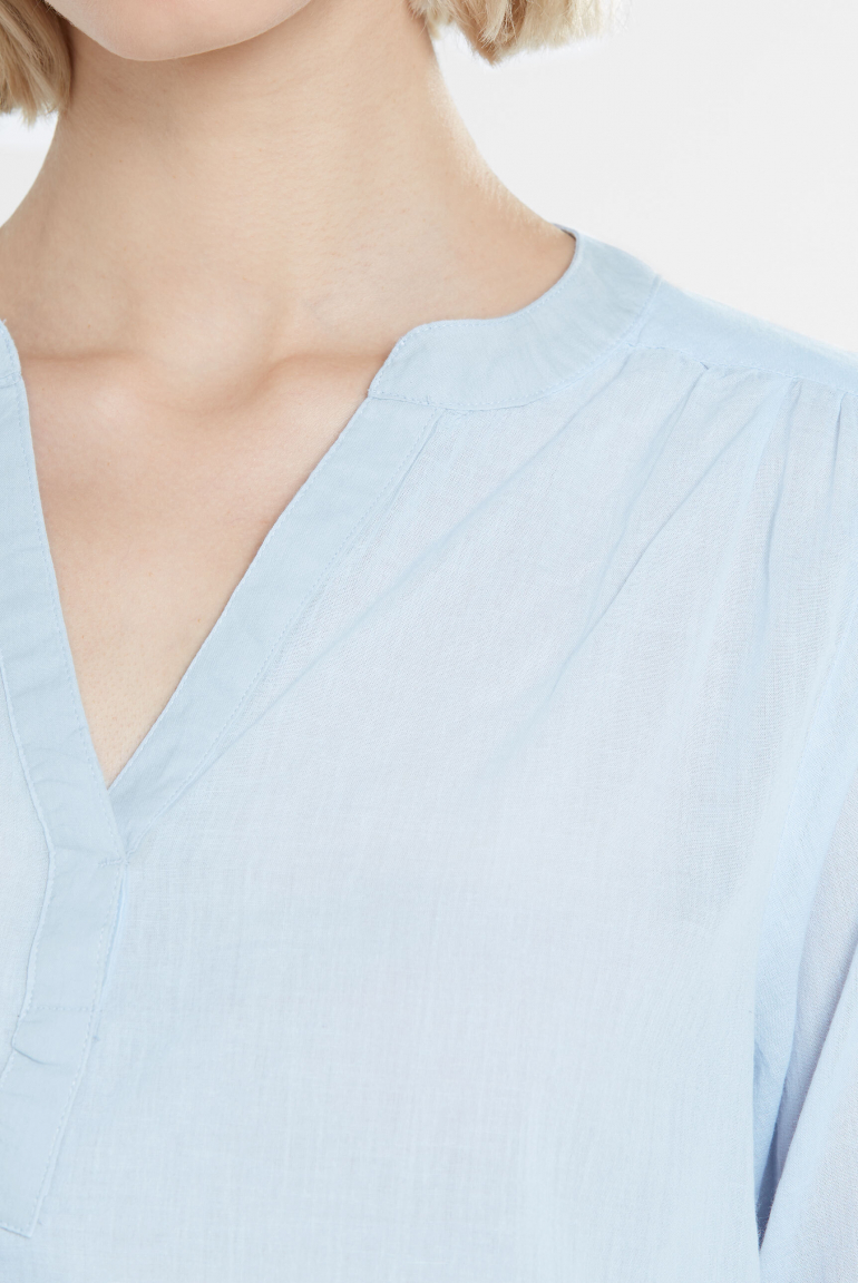 Bluse BEL:LUNO mit Tunika-Ausschnitt