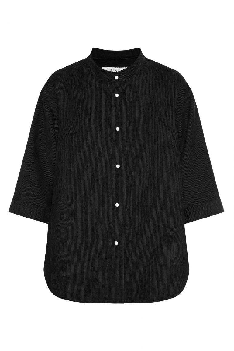 Blusenjacke BOS:TON aus Feincord mit voluminösem Kurzarm