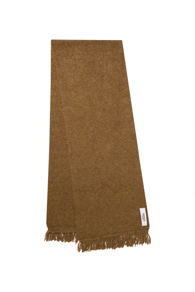 Breiter Schal AL:PA gerippt