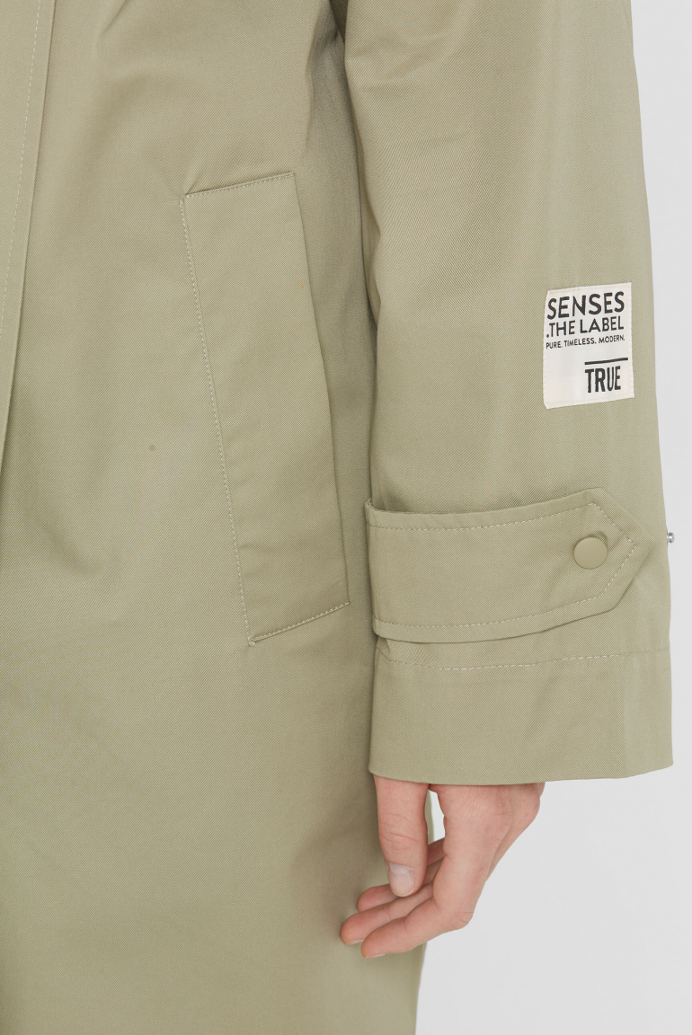 Car Coat ON:TA mit verdecktem Frontzipper