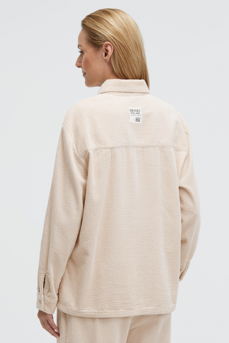 Cordbluse BES:MA im Boxy Fit