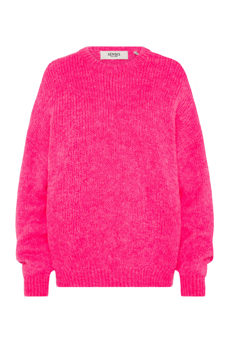 Flauschiger Pullover KA:MILE mit Rundhalsausschnitt