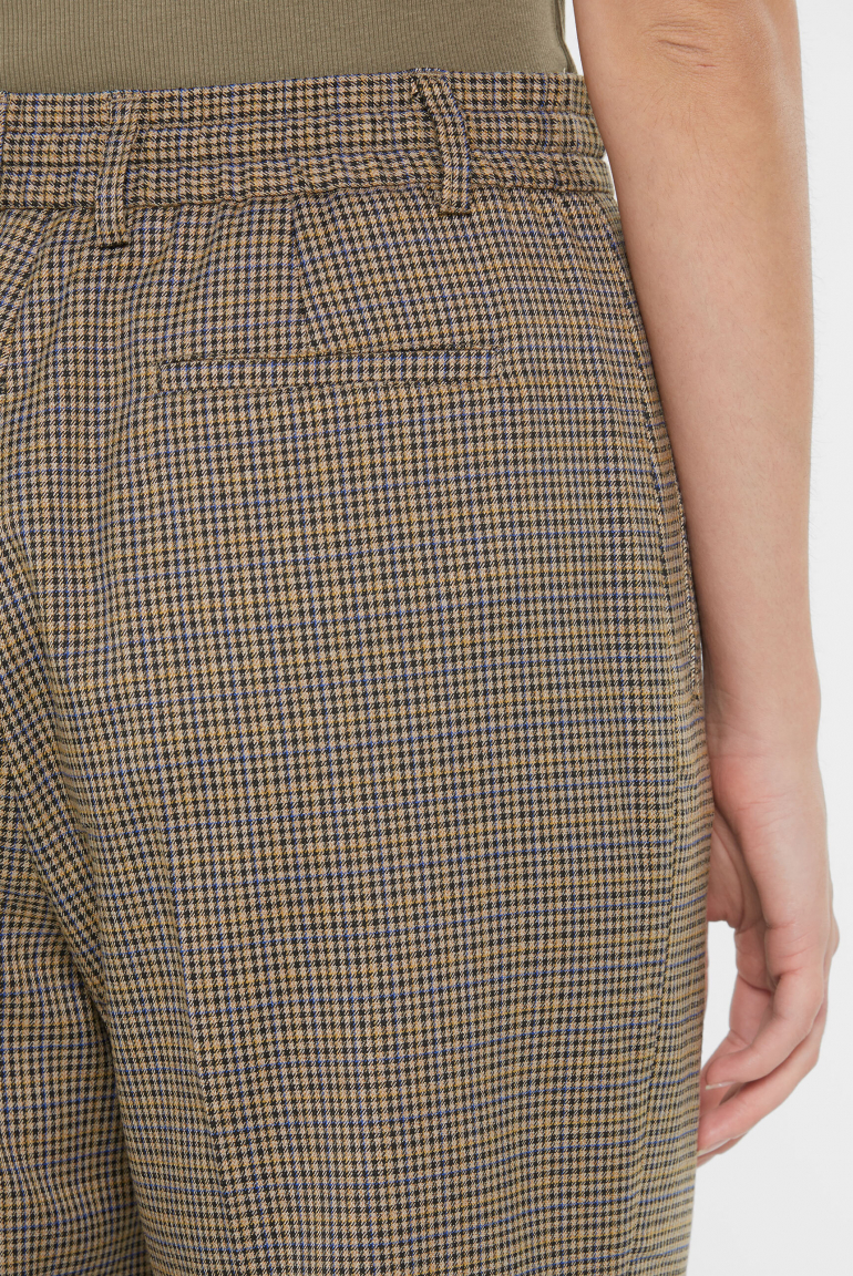 Karierte Stoffhose PHOE:BE Wide Leg