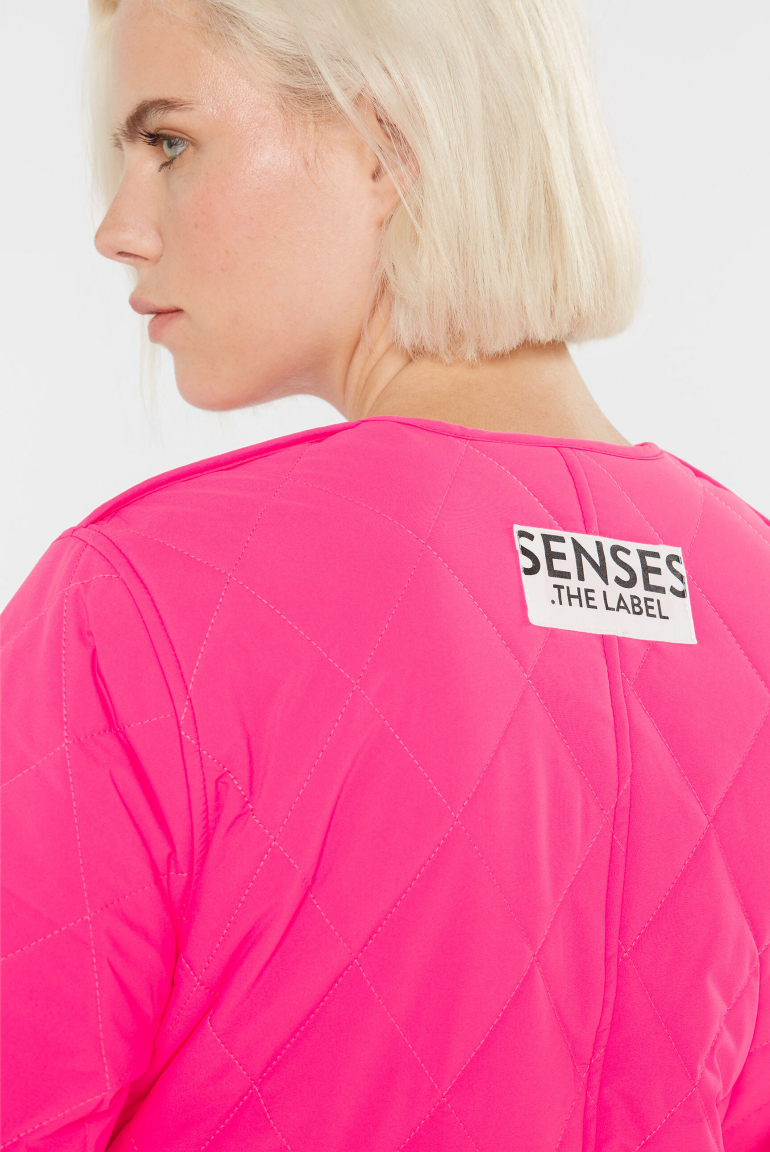 Leichte Steppjacke OLI:VIE mit Knopfleiste