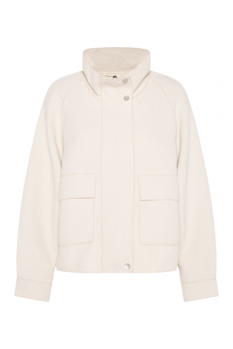 Moderne Kurzjacke O:KI aus Woll-Mix