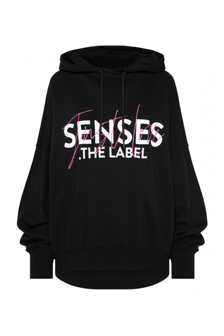 Oversized Hoodie SUN:NY mit Logo Artwork