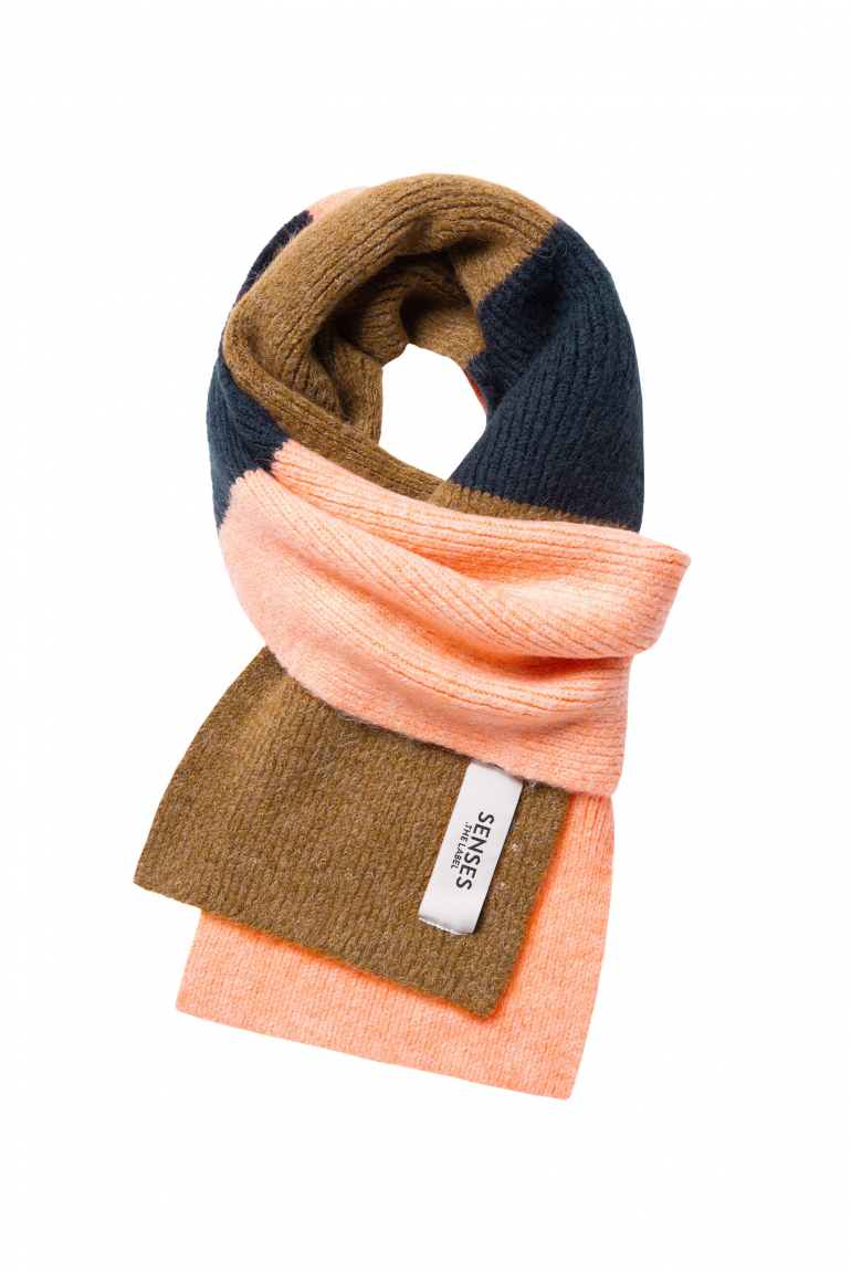 Strickschal A:LM mit Colour-Blocking