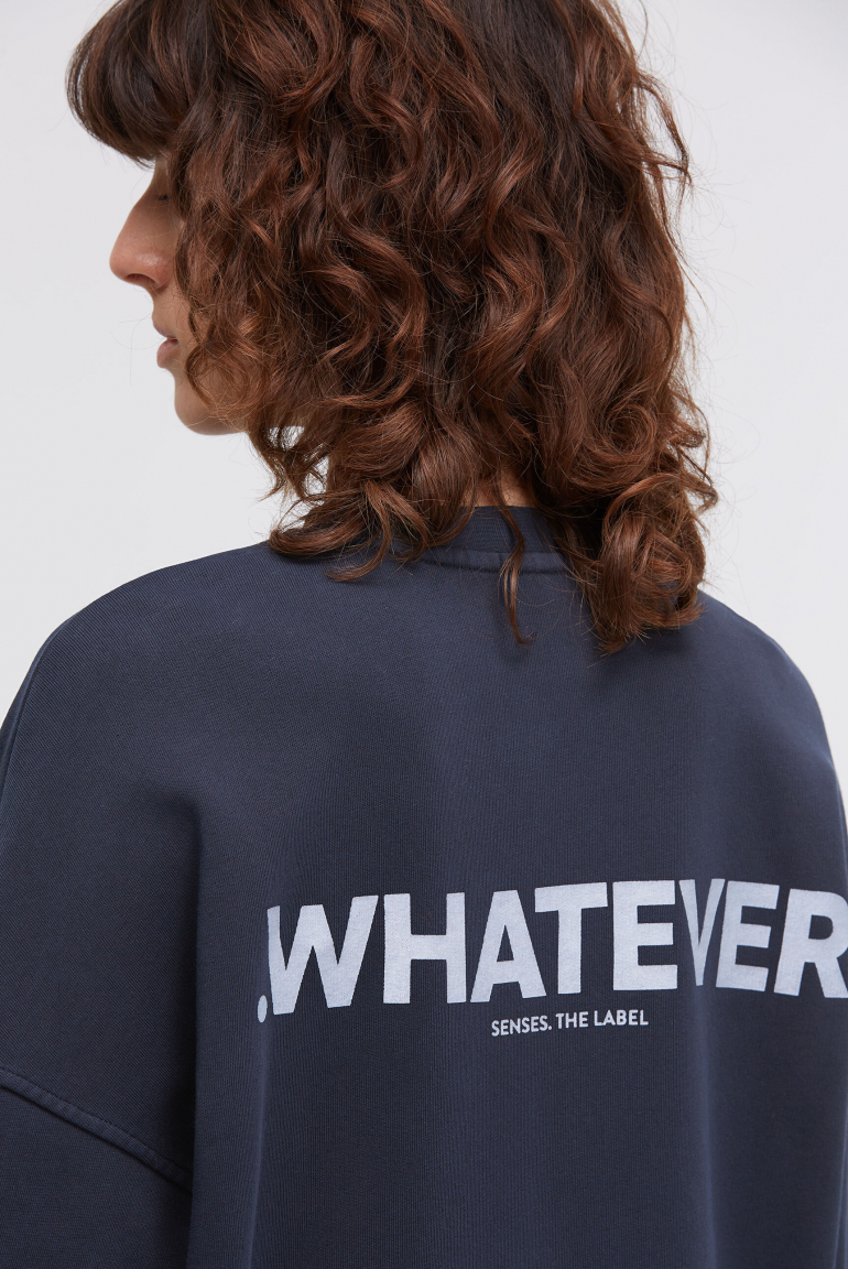 Sweatshirt STAR:LIGHT mit gewaschener Optik und Backprint