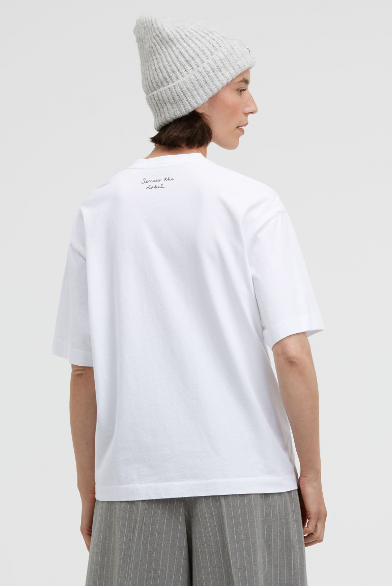 T-Shirt TE:CLA Oversized mit Wording Print