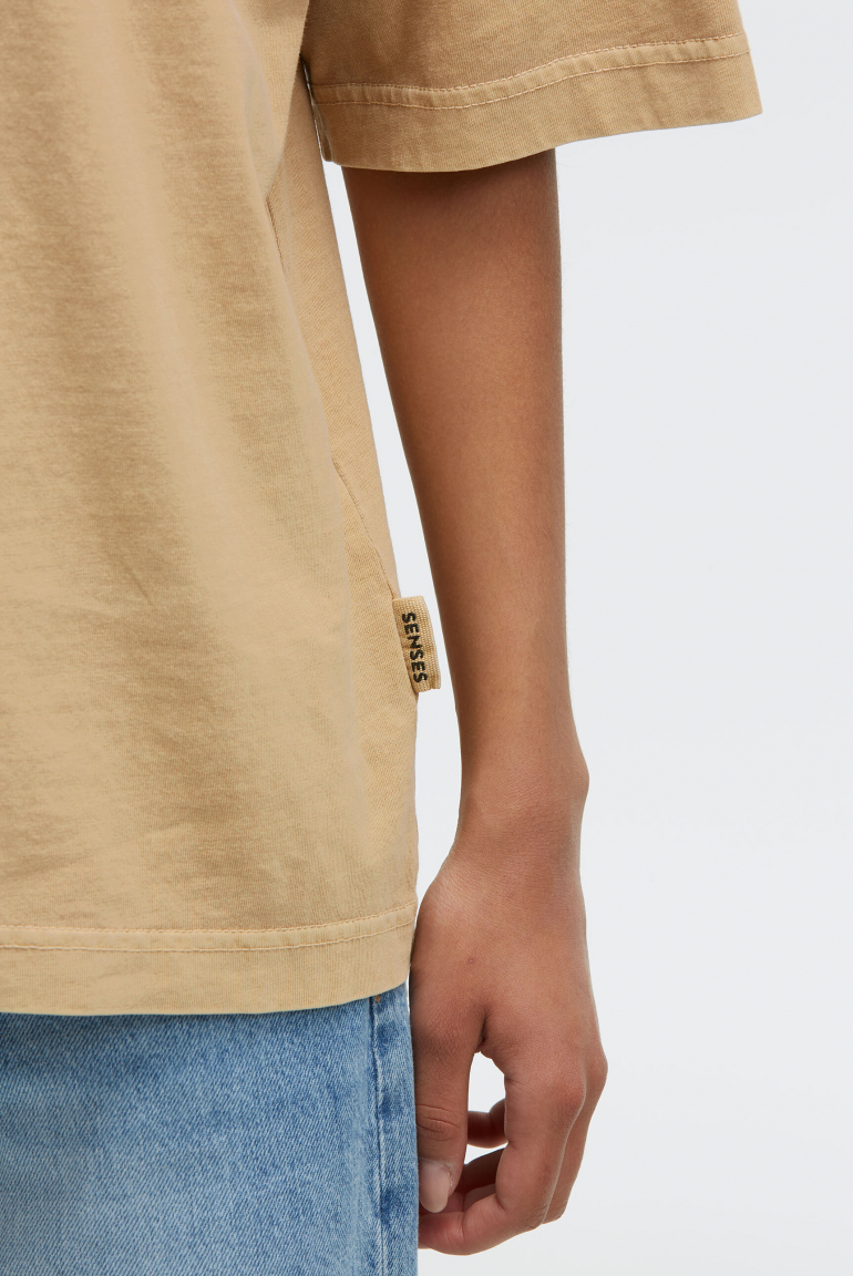 T-Shirt TEC:LA Oversized mit gewaschener Optik