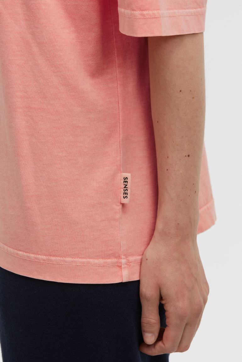 T-Shirt TEC:LA Oversized mit gewaschener Optik