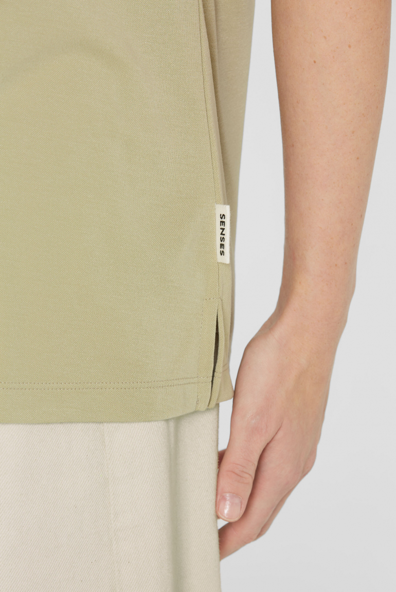 Ärmelloses Shirt TU:NIS aus Modal-Mix