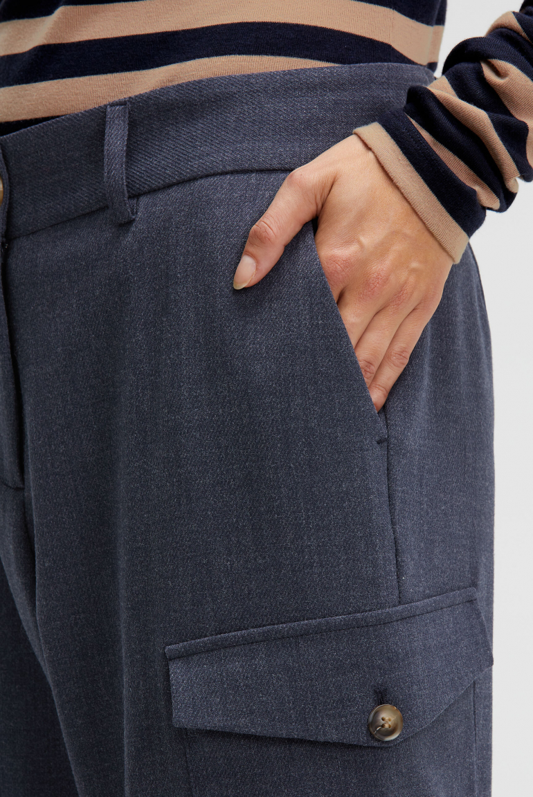 Cargohose PA:CO aus Melange-Twill