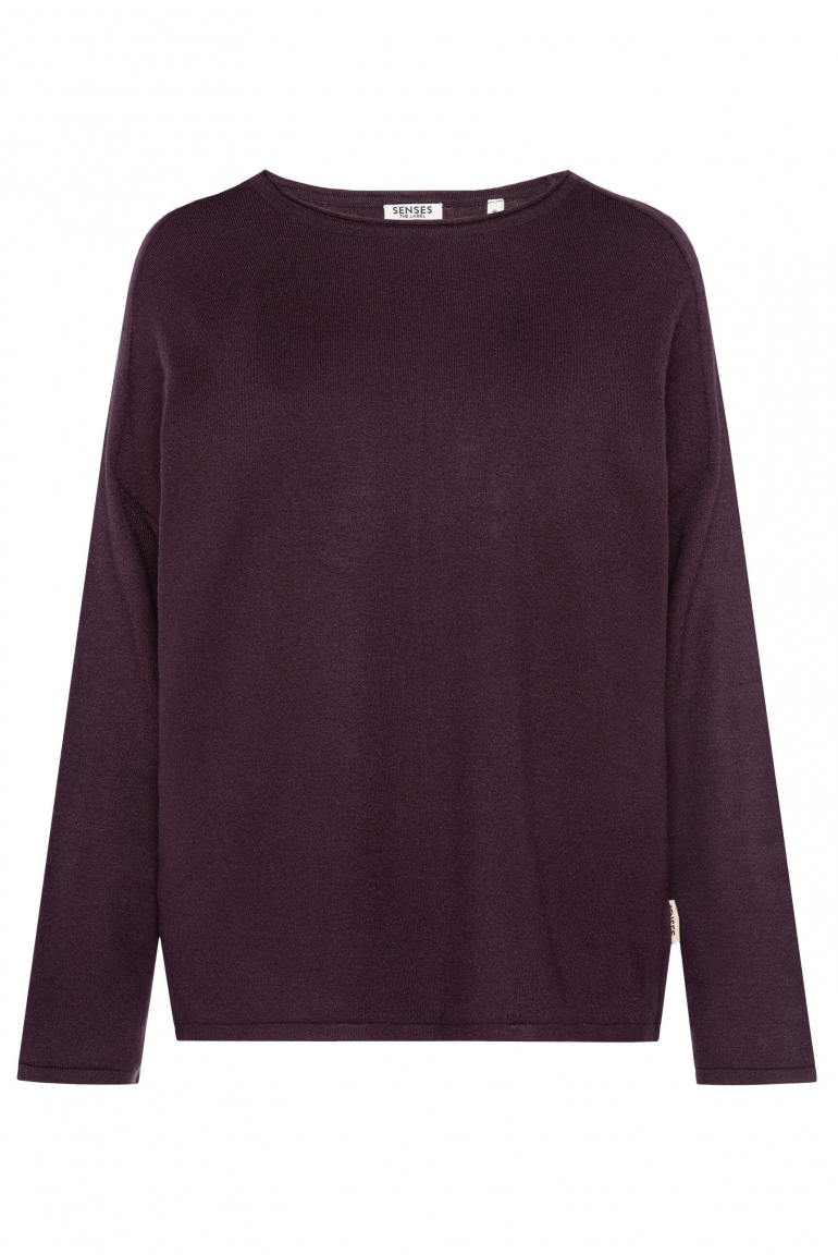 Feinstrick-Pullover mit großzügiger Ärmelweite