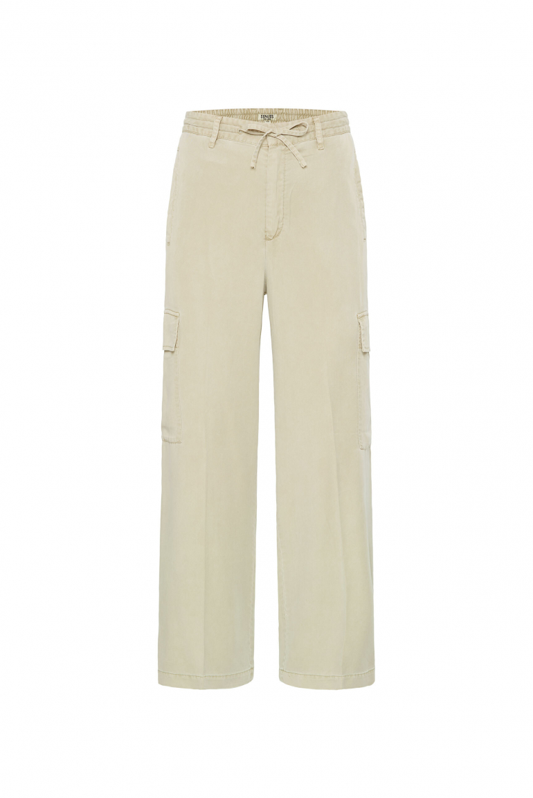 Fließende Cargohose PE:RTH mit weitem Bein