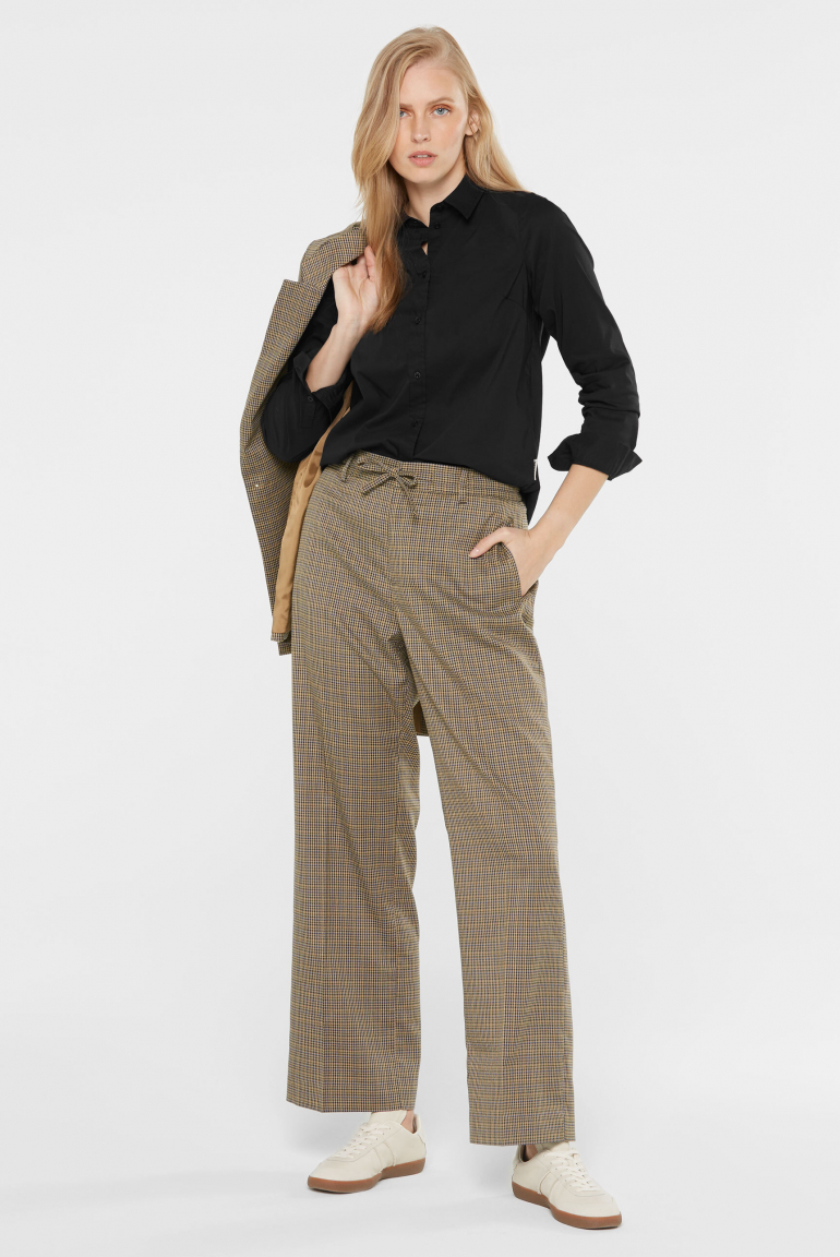 Klassische Langarmbluse BOB:BY aus Popeline