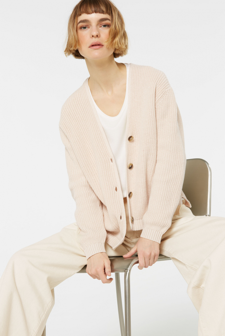 Kurz-Cardigan KANI:SSA in Rippstrick