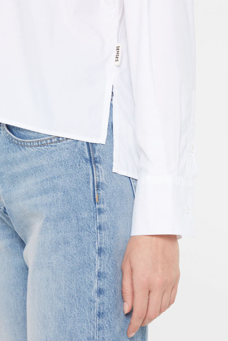 Langarmbluse BER:RY aus Popeline im Boxy Fit