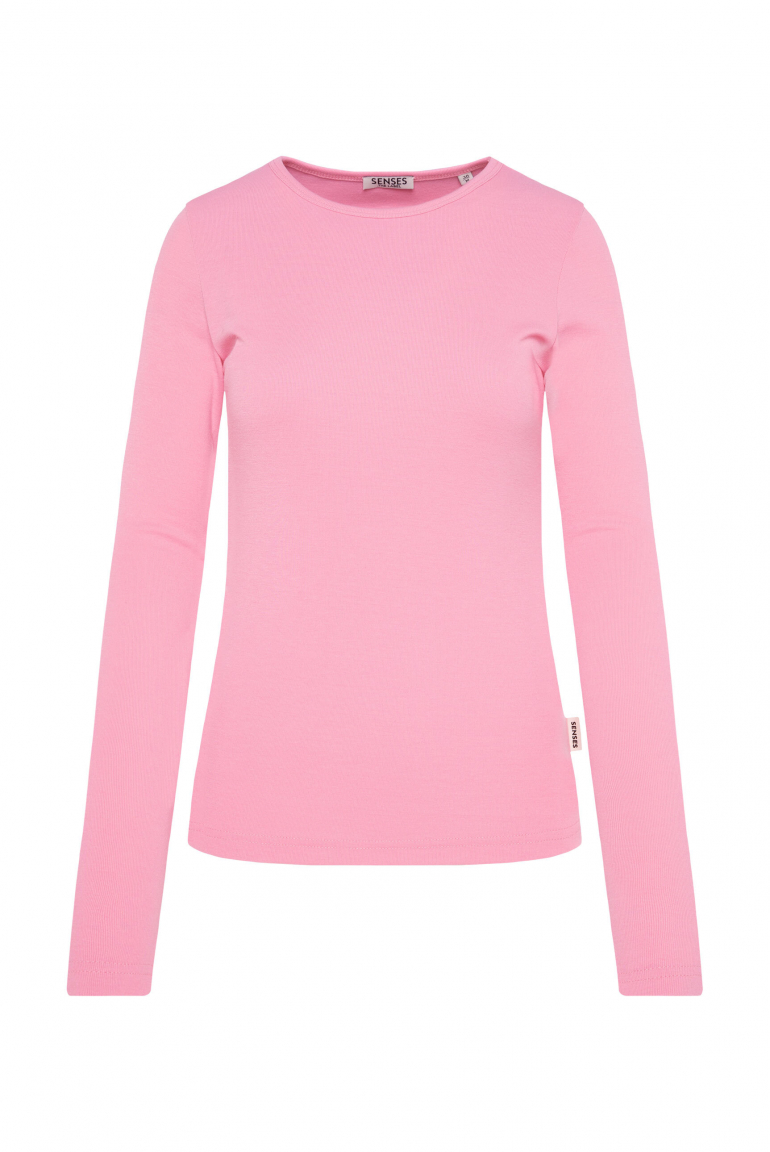 Langarmshirt TA:MINA mit Rundhalsausschnitt