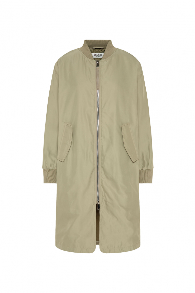 Lange Jacke O:HIO im Blouson-Stil