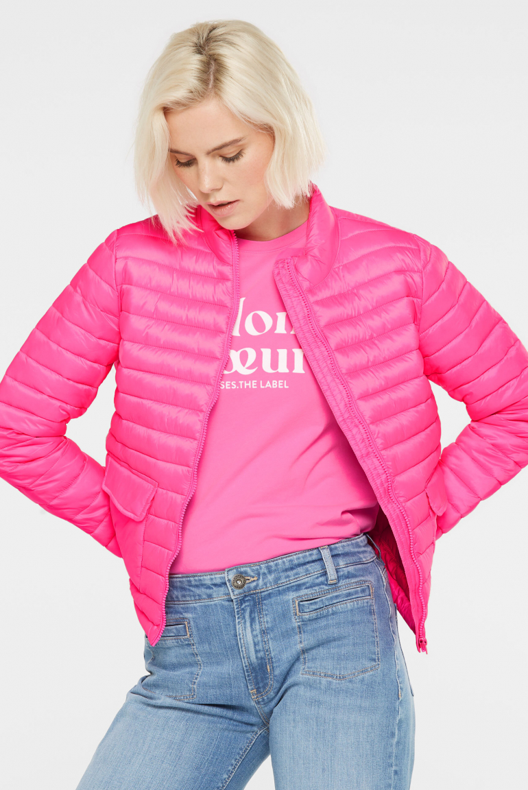 Leichte Steppjacke OVI:NE mit aufgesetzten Klappentaschen