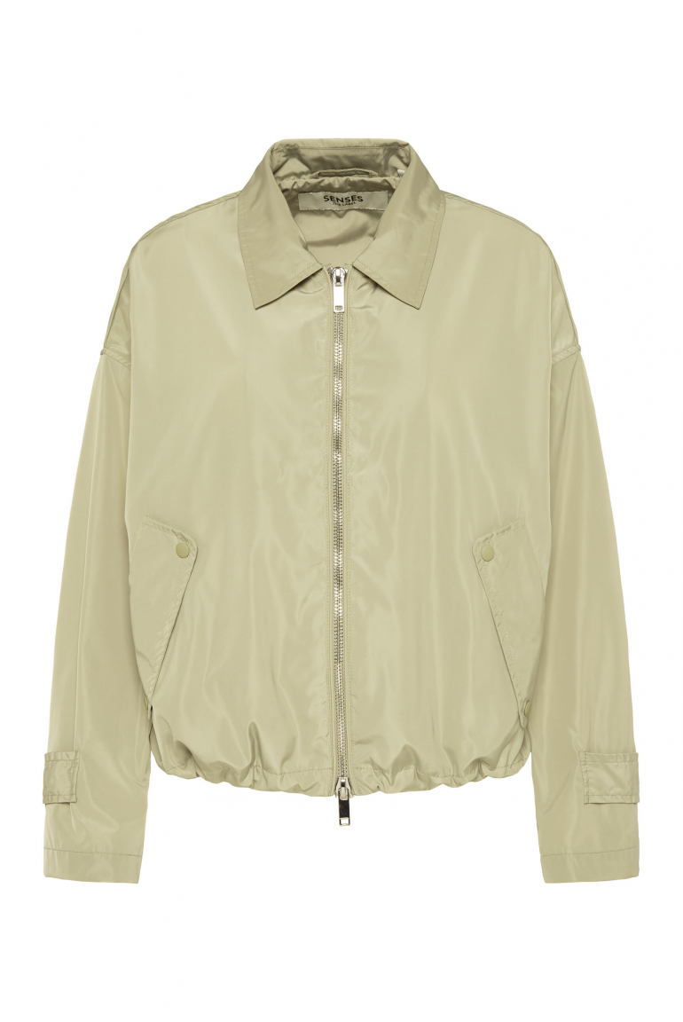 Modische Kurzjacke OC:TAVIA mit Umlegekragen