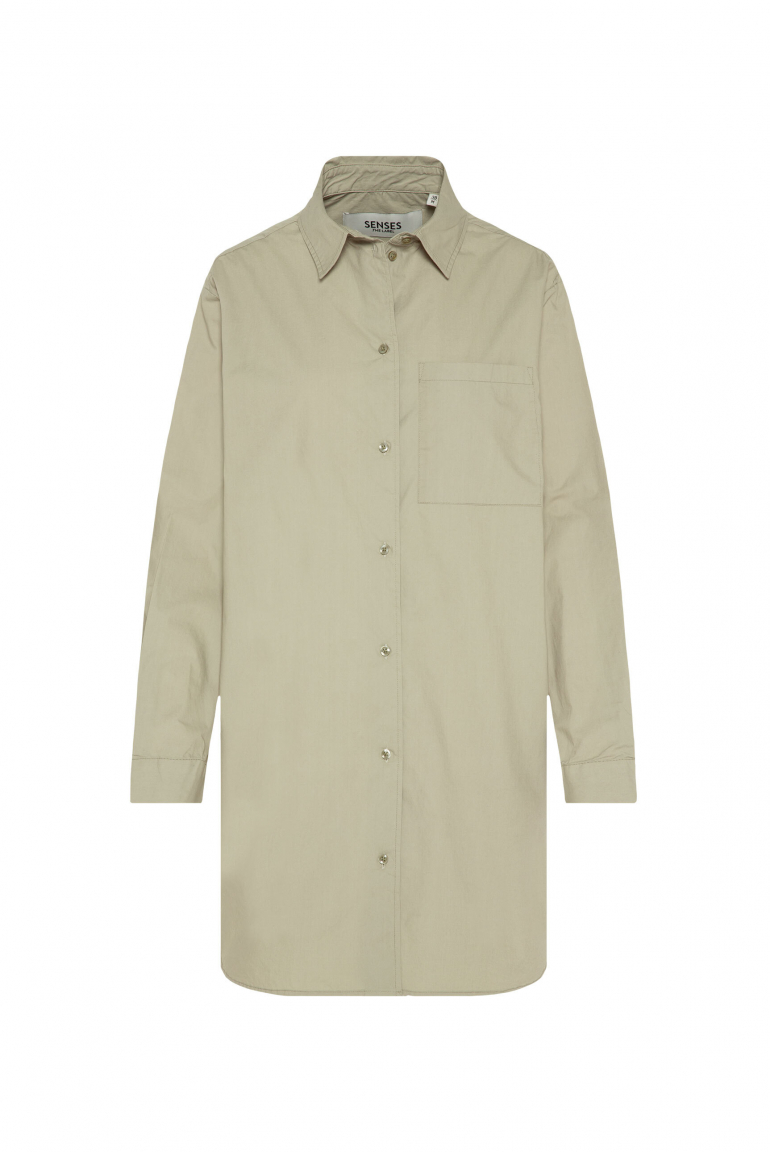 Oversized Hemdbluse BLOS:SOM aus Popeline