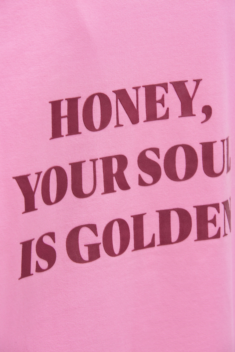 Sweatshirt SMIL:LA mit Vintage-Waschung und Backprint