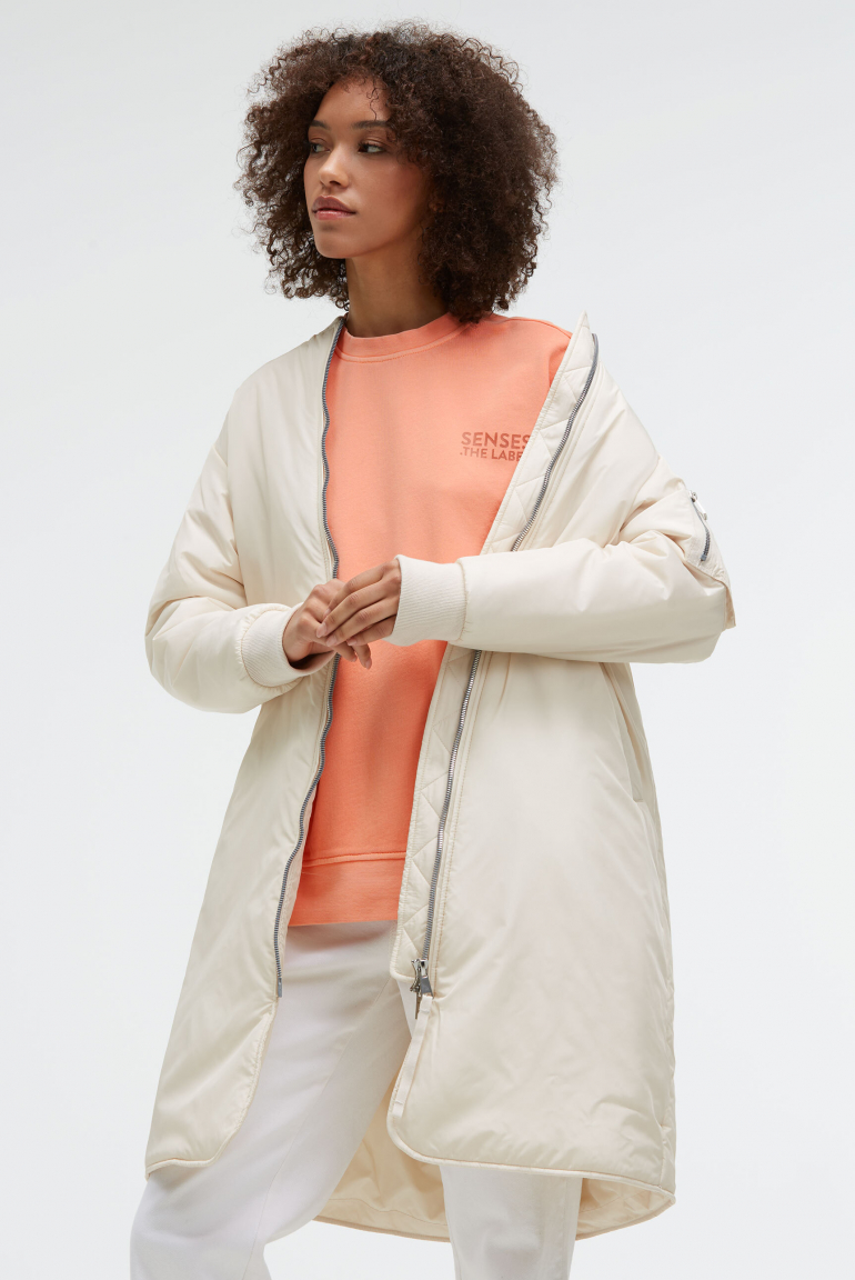 Sweatshirt STAR:LIGHT mit gewaschener Optik und Backprint