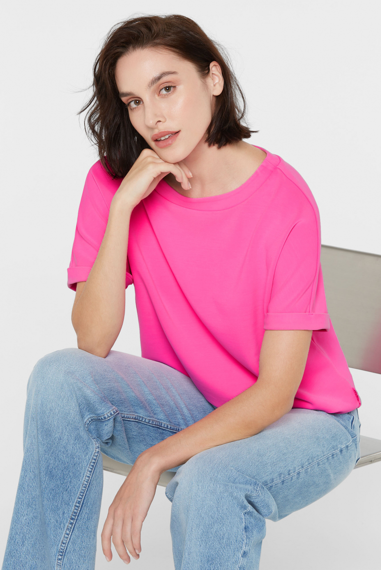 T-Shirt TA:LE aus Modal-Mix