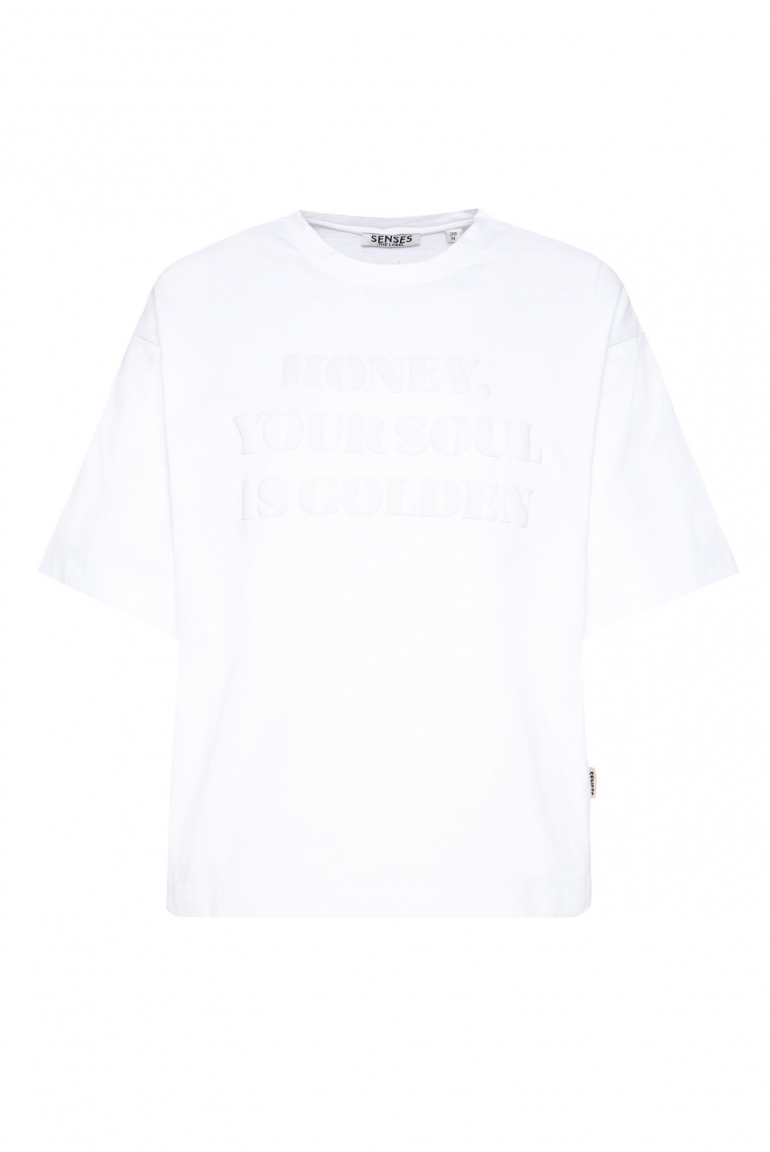 T-Shirt TE:CLA Oversized mit Wording Print