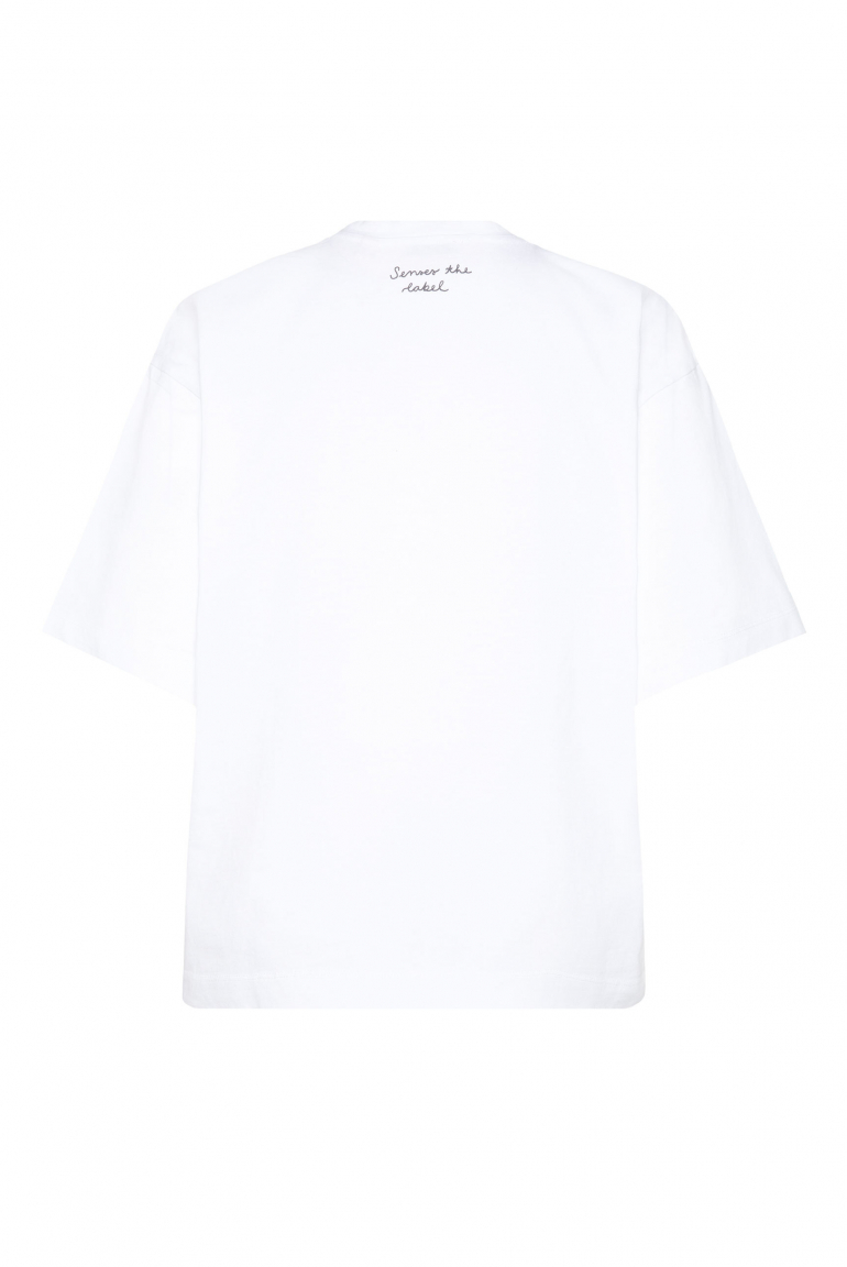 T-Shirt TE:CLA Oversized mit Wording Print